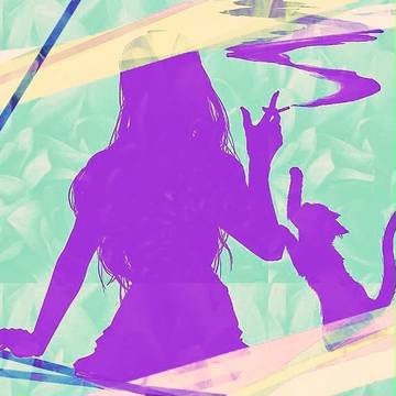 猫と女