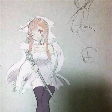 帮ly涂色的画 -黄毛