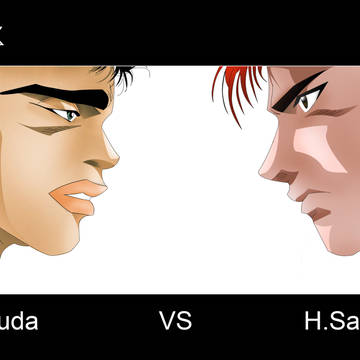 【临摹】K.Fukuda VS H.Sakuragi
