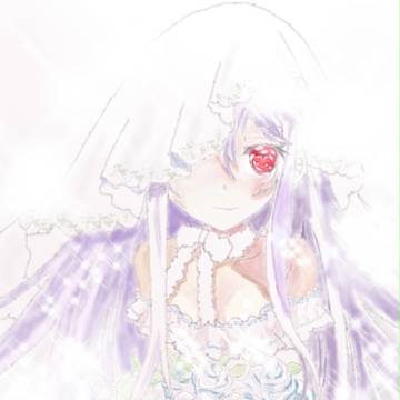 トレース　デモリションマシンちゃんでウェディングドレス