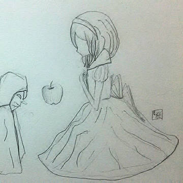 白雪と魔女