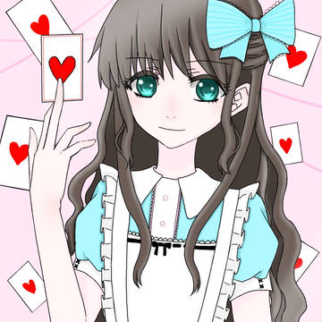 アリスモチーフの女の子