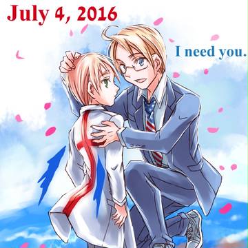 【APH】君に存在してほしい【米誕】