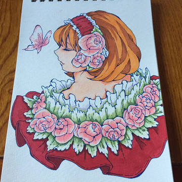 花と女の子