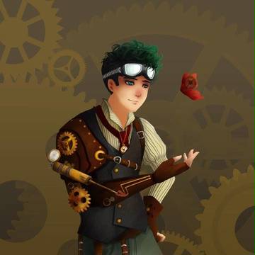 Steampunk man