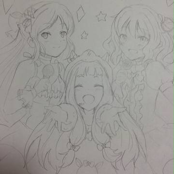 ありす＆桃華&仁奈(ラフ)