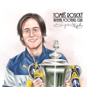Rosicky from the Arsenal FC