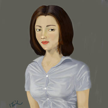 肖像。