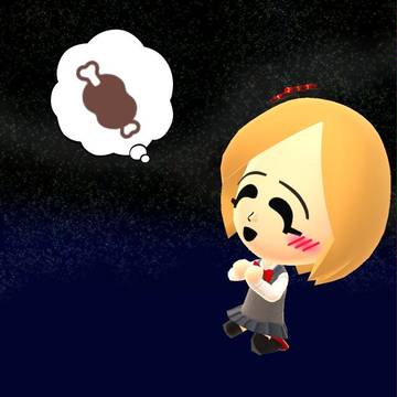 Mii(ルーミア風)で七夕