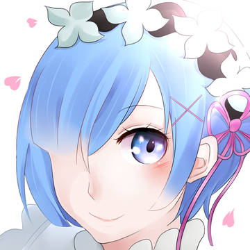 Beauty Blue Haired