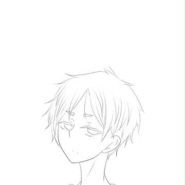赤葦 線画