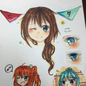 友達の落書き