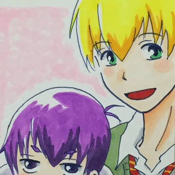 アナログ絵とプラバン