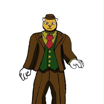 オリジナル猫獣人、習作