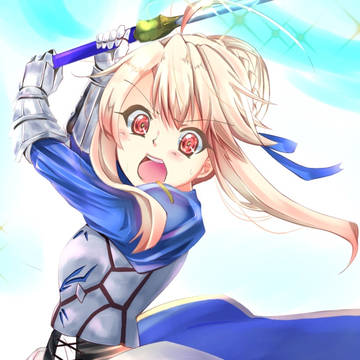 青セイバー イリヤ