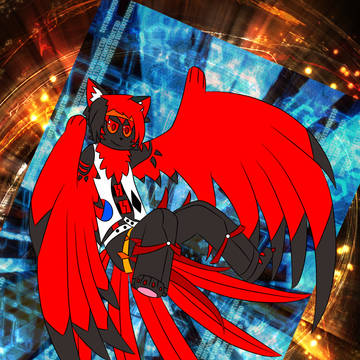 【オリジナル】鴉猫八咫