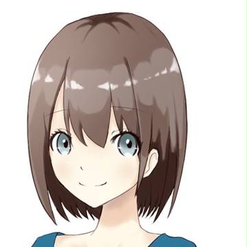 Vネックガール