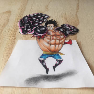 ワンピースのルフィのギア4!! 