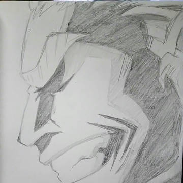 オールマイト 模写