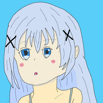 チノちゃんに色つけた