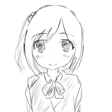 ラクガキ 制服女の子