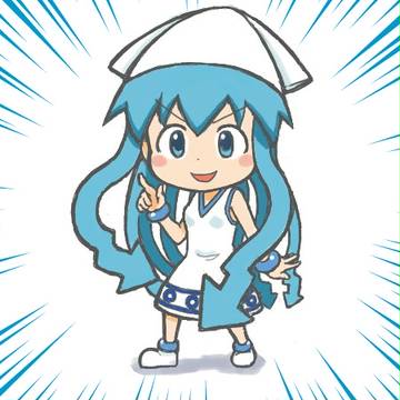 イカちゃん（謎ポーズ）