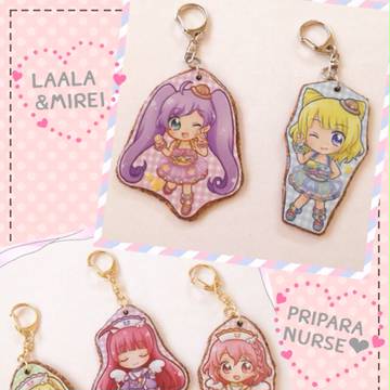 プリパラ♡コルクキーホルダー
