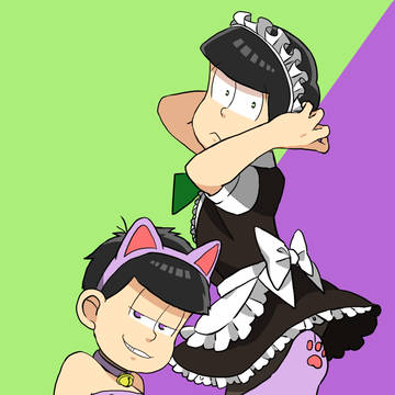 メイドとセクシーニャンコ