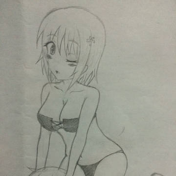 アナログで三村かな子ちゃん描いてみた