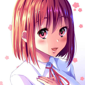 Schoolgirl bright coloring