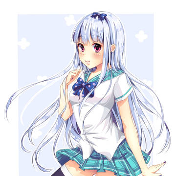 Snowy Schoolgirl