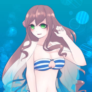 水着姐さん