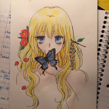 練習 色鉛筆