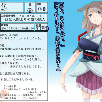 【異妖人街】伊代【住民】