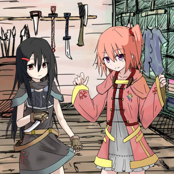 服屋にて