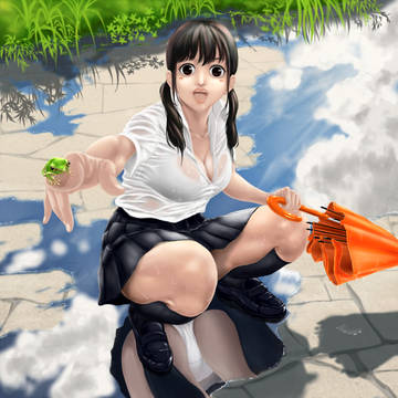 梅雨の終わりとアマガエル