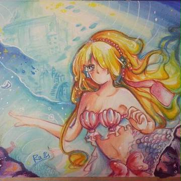 池子裡的人魚