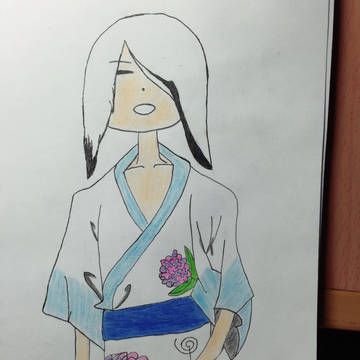 夏日紫陽花浴衣の亮輔さん