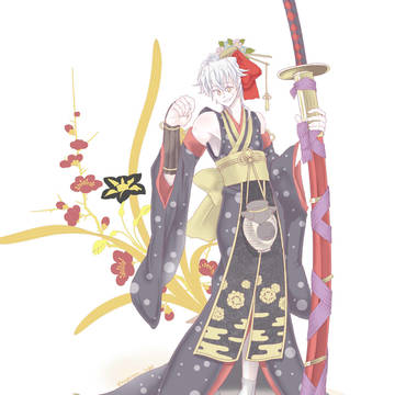鶴丸に次郎太刀の衣装