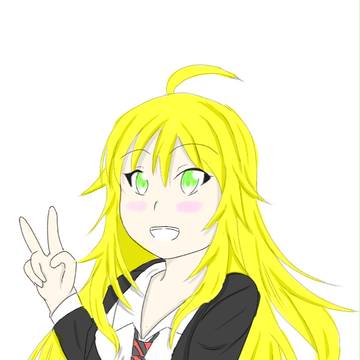 星井美希描いてみたに着色してみた