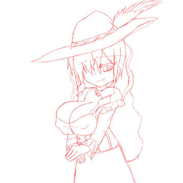 オーレリアらくがき。