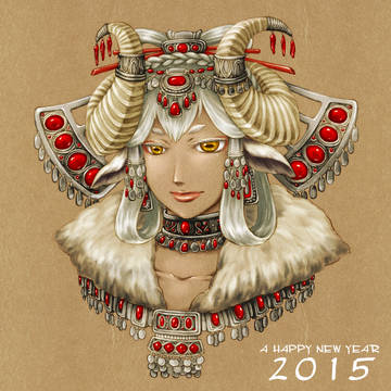 年賀絵2015