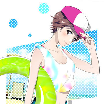 summer × beach girl