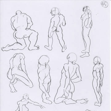 45秒ドローイング