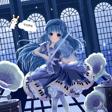 拉琴的少女