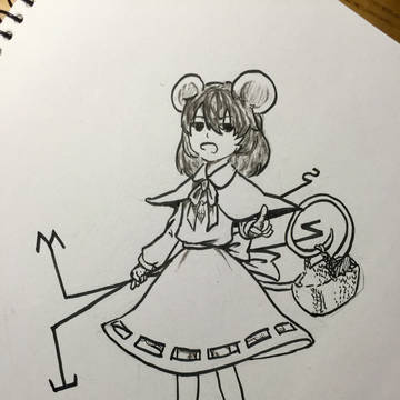 練習作品-ナズーリナ