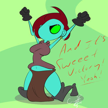 And it's sweet victory yeah!
