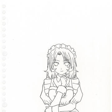 謎のメイド絵