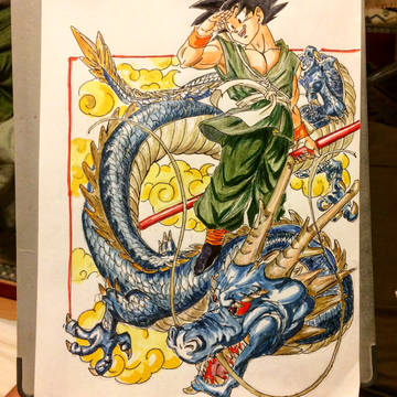 孫悟空と神龍