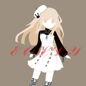『双子の妹』モモコ 黒白ウサギ